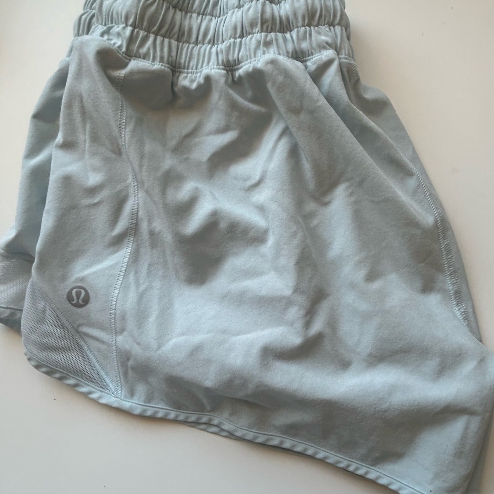 Low rise lululemon light blue Shorts: size 8